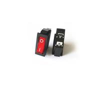 Interrupteur d'alimentation, bouton sans lumière, chauffage électrique, multifonctionnel, KCD3, 2 bandes, 3, broches(KCD3 black,Band3 3PIN)