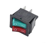 Interrupteur d'alimentation électrique de type bateau - Contrôle à bascule pour pulvérisateur de jardin alimenté par batterie - Baguette de rechange simple pour interrupteur double - Noir et rouge (C)
