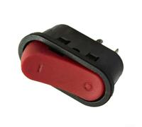 Interrupteur d'alimentation électrique pour vélo électrique Hailong 1/2 Boitier ABS Bouton marche/arrêt pour composants de vélo électrique Noir et rouge