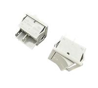 Interrupteur d'alimentation en porte-à-faux en forme de bateau, 10 pièces, KCD5-201, touches en forme de bateau, 4 broches, 2 positions, 10 A, 250 V, 21 x 24 mm Controls Switches