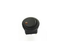 Interrupteur d'alimentation général, œil lumineux, outils automobiles, interrupteur multifonction, trou rond de 20 mm, 2 vitesses, 3 broches(Giallo,20PCS)