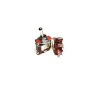 Interrupteur d'alimentation haut de gamme avec poignée, 5 pièces, ON/OFF/ON, contact argenté, 16 A, 250 V, 3/4/6/9/12 broches, E-Ten(ON-ON 3PIN)