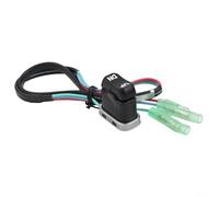 Interrupteur d'alimentation inclinable 87-18286A43 compatible avec boîtier de télécommande hors-bord Mercury - Bouton de levage étanche pour moteur marin - Remplacement de l'actionneur de garniture de