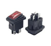 Interrupteur d'alimentation marche/arrêt 3 positions, 1 pièce, RS601DK-2010011RB, 21 x 15 mm, 15/10 (A), 125/250 V CA, revêtement étanche Controls Switches