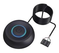 Interrupteur d'Alimentation PC, Bouton Power Marche/Arrêt Externe, Interrupteur de Remplacement 6 Broches pour Carte Mère d'Ordinateur de Bureau, Maison, Bureau