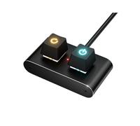 Interrupteur D'Alimentation pour Ordinateur de Bureau, Carte Mère, Bouton de Démarrage Externe, Marche/Arrêt, Câble D'Extension avec Adaptateur