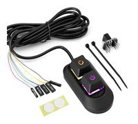 Interrupteur d'alimentation pour PC Binghe Bouton Power PC pour ordinateur de bureau, Interrupteur d'alimentation Avec Câble D'extension 2 M Lumière LED Pour PC de bureau