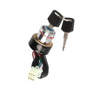 Interrupteur d'allumage à 6 fils, 3 positions, 2 clés, compatible avec Harley, Yamaha, Honda, Suzuki, Scooter, ATV, Buggy, Go Kart, Quad, pièces de vélo