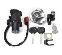 Interrupteur d'allumage à clé CB400SS Kit Verrouillage Siège Avec Clé Et Bouchon D'essence Pour Moto Serrure Démarreur