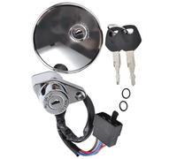 Interrupteur d'Allumage Compatible Avec Pour VN400 II 1995-1998 Pour VN400 1996-2003 Interrupteur D'allumage De Moto Couvercle De Bouchon De Gaz Clés De Verrouillage
