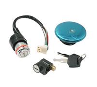Interrupteur D'Allumage Compatible Avec Suzuki Pour GN125 Pour 125cc 1982-2001 Verrouillage De Commutateur D'allumage De Moto Pour Bouchon De Réservoir Gaz Verrouillage Du Couvercle Avec 2 Clés