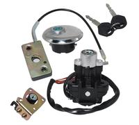 Interrupteur d'Allumage Compatible Avec Suzuki Pour GZ125 1998-2003 Pour GZ250 1999-2011 Moto Pour Serrure De Commutateur D'allumage À Gaz Avec Kit De Clé Accessoires De Moto
