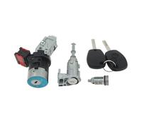 Interrupteur d'allumage démarreur Ensemble Serrures Concurrentes, Interrupteur D'allumage Cylindre Serrure Porte Gobelet À 2 Clés Pour Kangoo Iii Modus Master Pour Vauxhall Pour Opel(3pcs Lock Set)