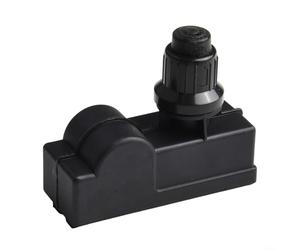 Interrupteur d'allumage électronique pour chauffage de terrasse à gaz avec bouton poussoir et module d'allumage pour poêle à feu extérieur Noir résistant à la chaleur (NB700B1)