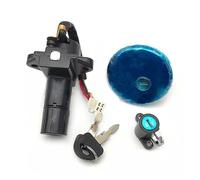 Interrupteur D'allumage Gaz Carburant Interrupteur D'allumage Électrique Verrouillage À Clé Siège Pour Suzuki Pour Wangjiang GN250 250cc WJ250 Serrure d'Allumage Moto