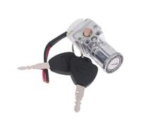 Interrupteur d'Allumage Interrupteur À Clé Marche/arrêt pour Vélo Électrique Type À Tête Plus Grande Verrouillage Boîtier Batterie Li-ION pour Vélo Électrique À Charge Lourde Contacteur d'Allumage