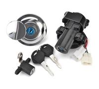 Interrupteur d'allumage Jeu De Clés pour Serrure Contact, Bouchon Réservoir Et D'essence pour Moto pour Y-AMAHA XVS950 V-Star Tourer 2009-2017 26P-W8250-10-00
