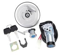 Interrupteur d'allumage Jeu De Clés pour Serrure Contact, Bouchon Réservoir Et D'essence pour Moto pour H-Onda CBF125 2009-2013 35010-KWF-950
