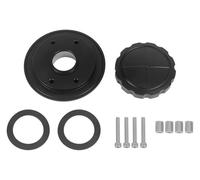 Interrupteur D'allumage pour B&MW R pour Nine T 2014 Pure 2017 Racer Bouchon Réservoir À Ouverture Rapide Pièces Moto Kit De Verrouillage Clé Moto(Black- Silver)