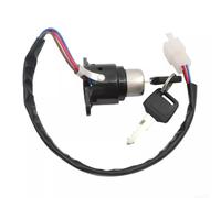 Interrupteur d'allumage pour Honda VT1100 Shadow 2000-2007 - Cylindre de serrure de rechange - Finition argentée