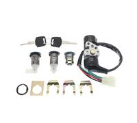 Interrupteur d'allumage Universel pour Moto, avec Verrouillage du Manchon, Compatible LEAD90