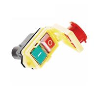 Interrupteur d'arrêt à bouton-poussoir, 250 V 16 A CK21 KLD28 KLD28A 4 broches 5 noir jaune IP54 IP55 1 pièce(Ck21 4pin)