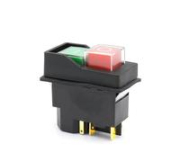 Interrupteur d'arrêt à bouton-poussoir, 250 V 16 A CK21 KLD28 KLD28A 4 broches 5 noir jaune IP54 IP55 1 pièce(Kld28a 5pin)