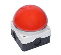 Interrupteur d'arrêt à tête champignon avec bouton de sécurité à réinitialisation automatique IP65 étanche 440 V 10 A Interrupteur de commande industrielle pour pédale à pied, fonctionnement par