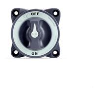 Interrupteur d'arrêt de batterie pour camping-car 600 A 32 V CC - Circuit unique marche/arrêt - Bouton texturé tactile pour montage en surface ou sur panneau de bateau ou camion