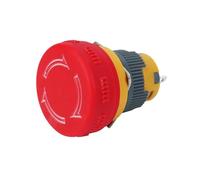 Interrupteur d'arrêt d'urgence 16 mm 1NO1NC(Yellow Shell,Latching 2NO2NC)