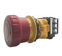 Interrupteur d'arrêt d'urgence lumineux XN1E-TV402 03 12Q4MR MFR, type de verrouillage, déconnexion lumineux(XN1E-TV403Q4MFR)