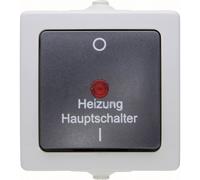 Interrupteur d'arrêt d'urgence pour chauffage Kopp 565356002 Nautic gris