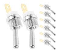 Interrupteur D'arrêt en Fer 8 Pièces pour Tronçonneuse à Essence | Remplacement pour Scie à Bûches à Essence, Installation Simple, Sécurité Renforcée, Usage Extérieur, Pièce de Réparation