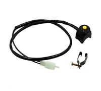 Interrupteur D'arrêt Universel Pour Moto Bouton Poussoir Pour Rouge Klaxon Démarreur Moto Tout-terrain Double Sport Pour Guidon 22 Mm Interrupteur De Guidon De Moto D'allumage de Guidon