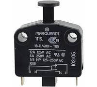 Interrupteur de bar encastrable à 1 pôle (2 broches), bouton poussoir 230 V (haute tension) marche/arrêt, interrupteur de coffre, interrupteur de porte, interrupteur de placard