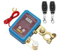 Interrupteur De Batterie à Distance, Coupe Circuit Batterie 12V 240A, relais d'interrupteur de batterie avec 2 télécommandes, Interrupteur D'arrêt Automatique pour Voiture Camping-Car Camion (B)