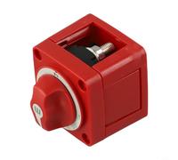 Interrupteur de batterie de bateau coupé 234 positions 48 V 100 A 300 A Isolateur robuste pour systèmes d'alimentation marine avec noyau en argent plaqué cuivre et montage sécurisé (4 positions)