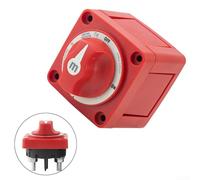 Interrupteur de batterie pour bateau - 234 positions - Très résistant - 48 V - 100 A - 300 A - Avec interrupteur marche/arrêt à circuits multiples et matériaux robustes de qualité marine (Dual Circuit