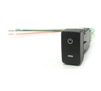 Interrupteur de bouton de chauffage de rétroviseur arrière, feu antibrouillard avant DRL, compatible avec Honda Fit Civic Odyssey CRV 2007-2013(Power)