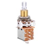 Interrupteur de Bouton électrique A500K Guitare électrique Linear Potentiomètre Tone Puch Button Interrupteur de pick-up Pot pour le Remplacement de La Basse de Guitare électrique