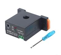 Interrupteur de capteur de courant CA réglable anti-flamme auto-alimenté 0,2-30 A 40-400 Hz Montage rail DIN pour surveillance d'automatisation industrielle (normalement ouvert)