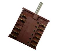 Interrupteur de chauffage électrique, 16A T150 AC, 4/6 positions de vitesse, bouton 6/11 broches, sélecteur rotatif, interrupteur de contrôle de la température(D)