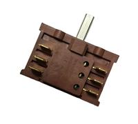 Interrupteur de chauffage électrique, 16A T150 AC, 4/6 positions de vitesse, bouton 6/11 broches, sélecteur rotatif, interrupteur de contrôle de la température(1 PACK)