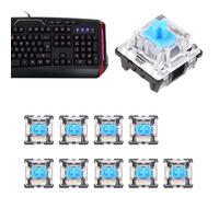 Interrupteur de clavier mécanique 3 broches bleu pour Kit de test de clavier Cherry MX 10 pièces