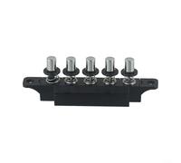 Interrupteur de clavier pour hotte de cuisine, interrupteur à bouton-poussoir 5 touches 11 x 4 cm, pièce de réparation en plastique dur, fonction de verrouillage de réinitialisation de verrouillage