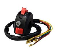 Interrupteur De Clignotant Commutateurs De Guidon De Moto Klaxon De Commande Universel Voyant D'avertissement De Phare Boutons De Commutation De Démarrage Électrique 22mm 7/8"