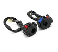 Interrupteur De Clignotant Interrupteur De Guidon De Moto Phare Universel Voyant D'avertissement Clignotant Klaxon Bouton De Démarrage En Aluminium 1 Paire 22mm 7/8''