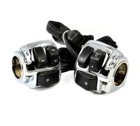 Interrupteur De Clignotant Pour Dyna Pour Softail Pour Sportster 1996-2012 Moto Guidon Interrupteur Commande Clignotant Klaxon 25mm 1 Pouce