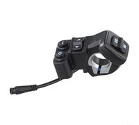 Interrupteur de commande à 6 broches pour Kukirin G2 Pro G2ProDB pour scooter électrique G2 MAXs, bouton de remplacement étanche du guidon, clignotant en plastique résistant à l'usure