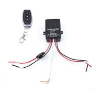Interrupteur de commande avant et arrière sans fil pour moteur CC 5 V-48 V avec capacité de charge de 10 A et fonctionnement à distance pour actionneur linéaire treuil porte de garage noir (A)